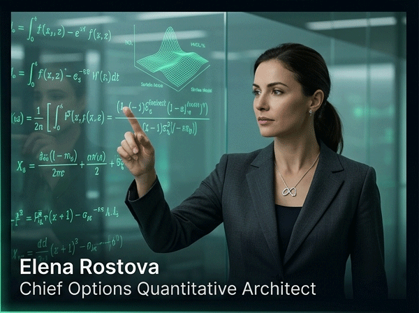 Elena Rostova - Chief Options Quantitative Architect